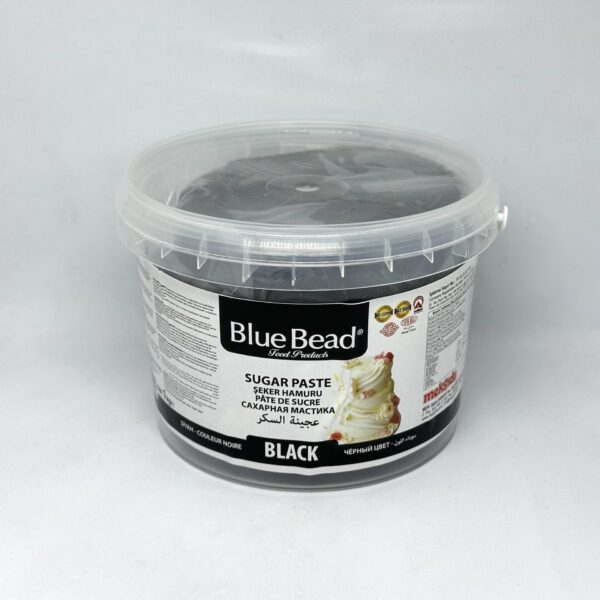 Blue Bead Şeker Hamuru Siyah