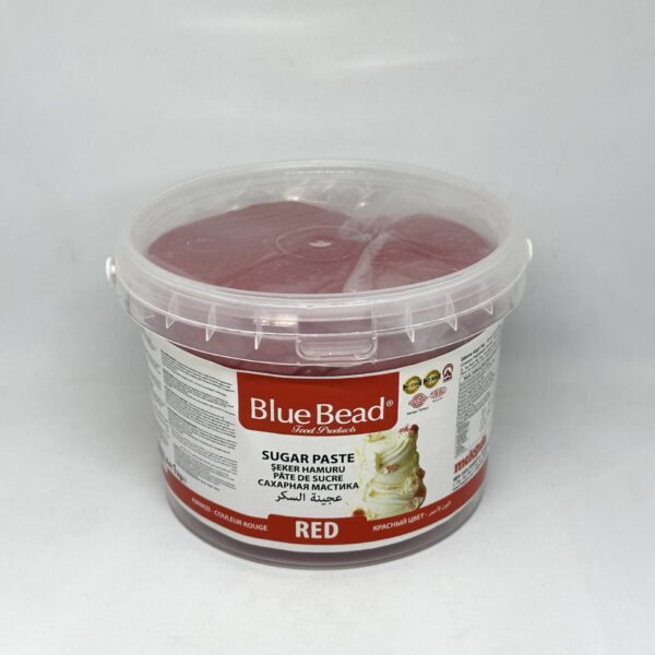 Blue Bead Şeker Hamuru Kırmızı