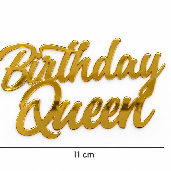 Birthday Queen Gold
