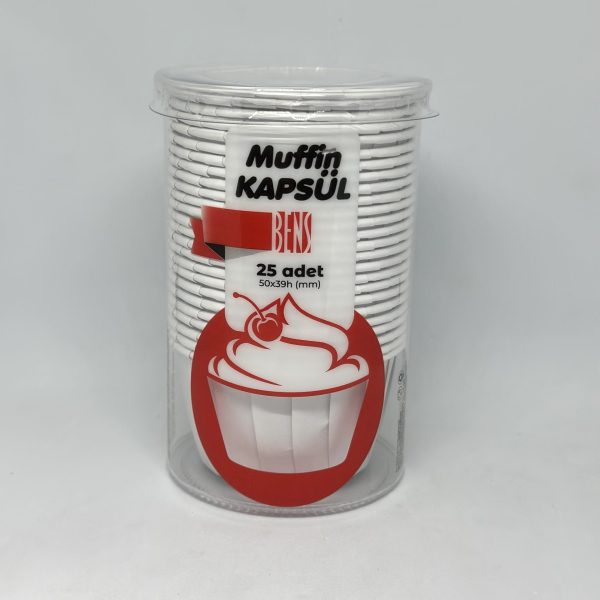 Muffin kek kalıbı  Beyaz