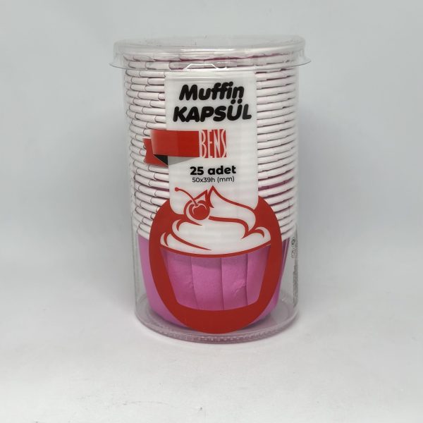Muffin kek kalıbı  pembe
