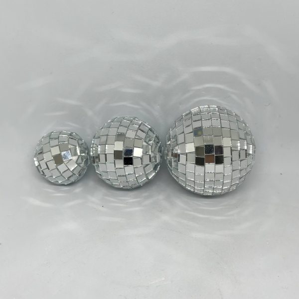 Gümüş disco topu 3-4-5 cm