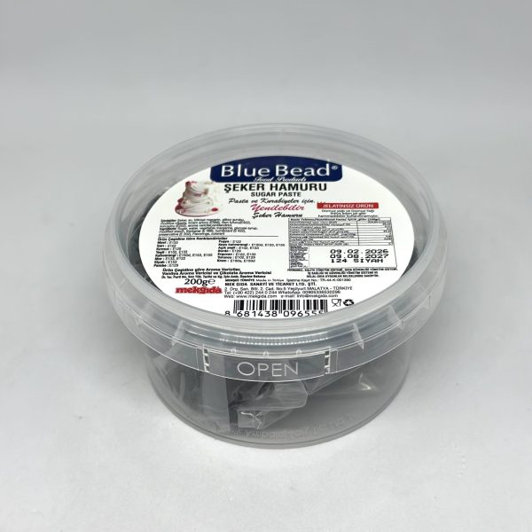 Bluebead siyah şeker hamuru 200 gr