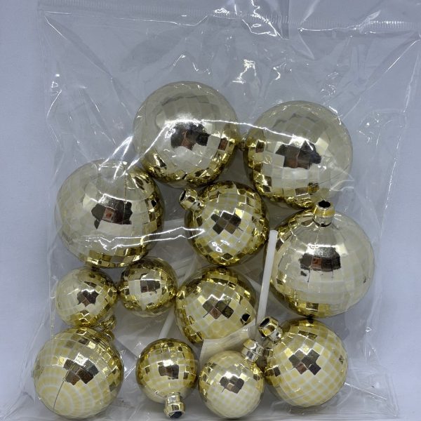 Çubuklu Disco gold top