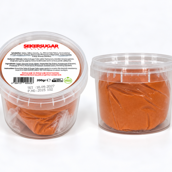 ŞekerSugar Şeker Hamuru 200gr Turuncu