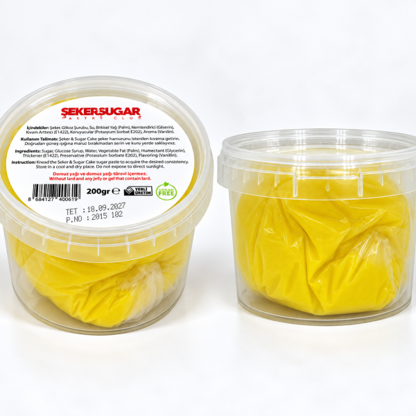 ŞekerSugar Şeker Hamuru 200gr Sarı