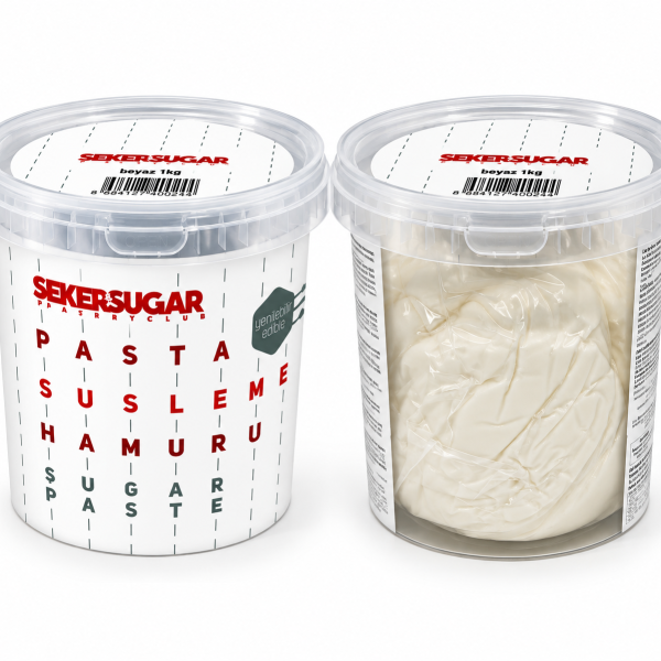 SekerSugar Şeker Hamuru 1 kilo Beyaz