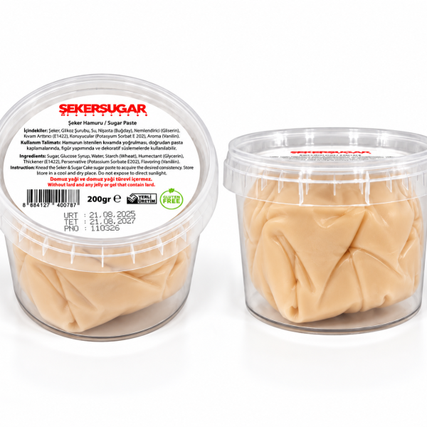 ŞekerSugar Şeker Hamuru 200gr Ten rengi